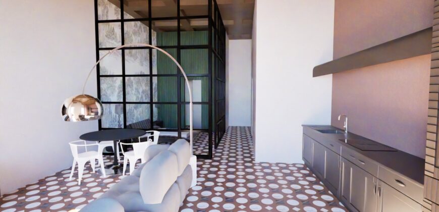 Monocamera con terrazzo