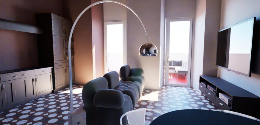 Monocamera con terrazzo
